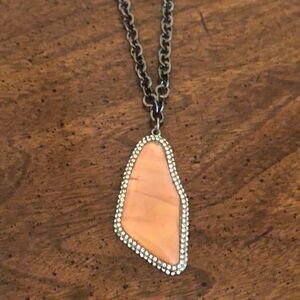 Chico’s | Long Mother of Pearl Necklace | 40” Adjustable